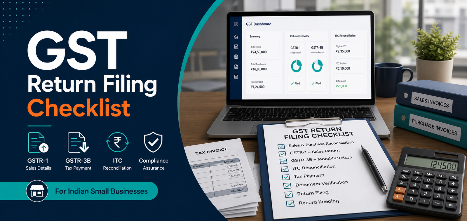 GST return filing checklist for Indian small businesses