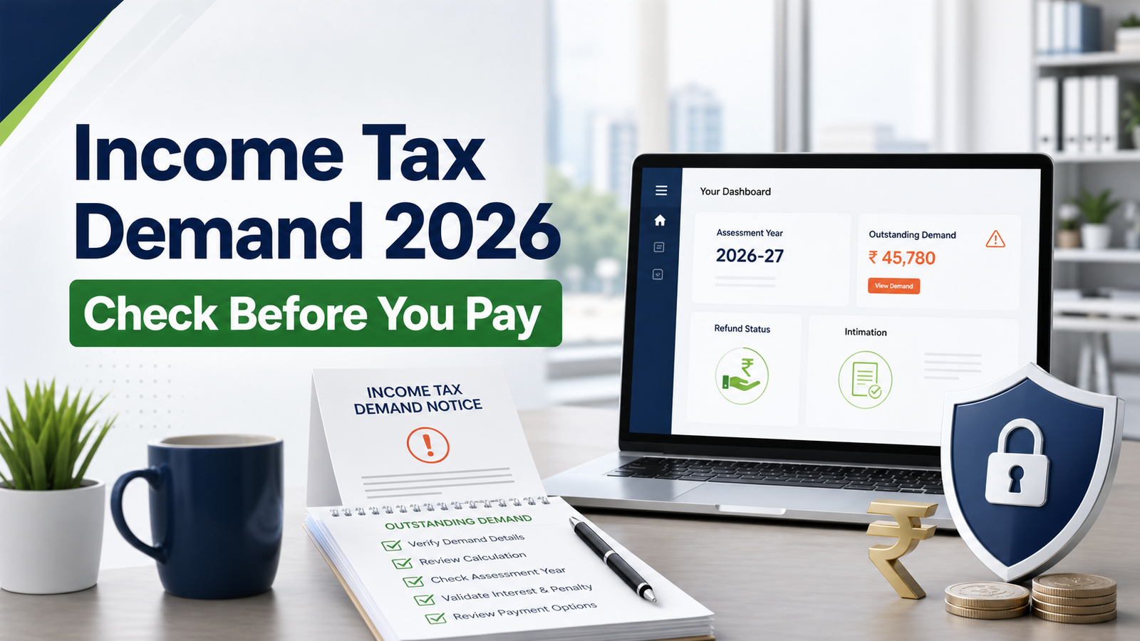 Income tax demand 2026 checklist before payment